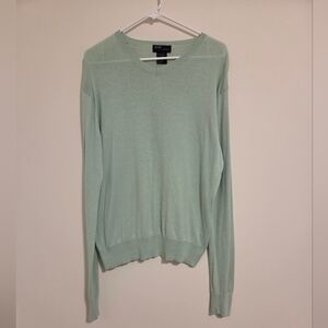 Raw Legacy Mint Green Sweater Silk Blend